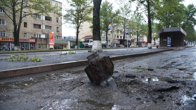 Nagorno-Karabakh clashes: Armenia accuses Azerbaijan of violating fresh humanitarian truce Nagorno-Karabakh clashes: Armenia accuses Azerbaijan of violating fresh humanitarian truce