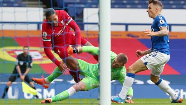 Liverpool fuming at 'stupid' Jordan Pickford challenge on Virgil van Dijk that requires ACL knee surgery