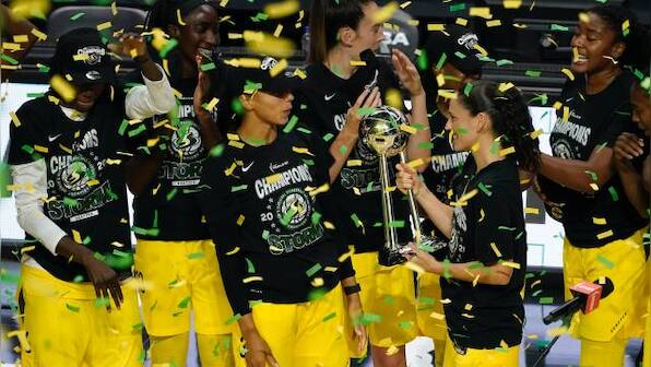 WNBA: Breanna Stewart, Sue Bird lead Seattle Storm to second league title in 3 years
