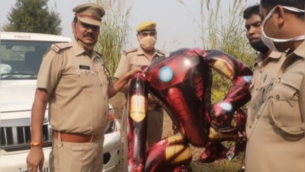 'Thought it was an alien': Iron Man-shaped balloon triggers panic in UP's Greater Noida
