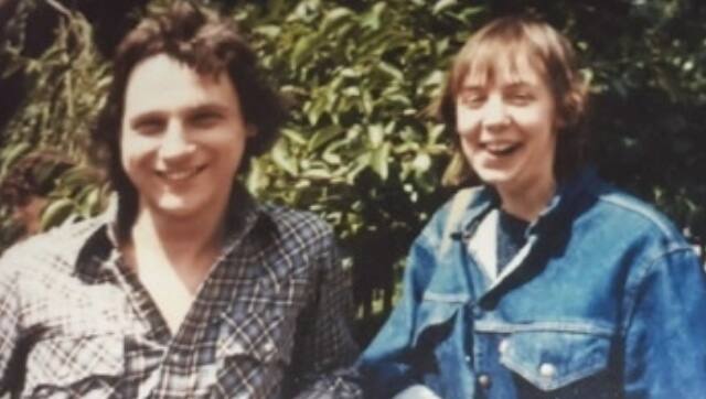 The young backpackers in the 1980s