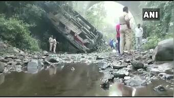 Maharashtra: Five killed, over 30 injured after bus falls into a gorge in Nandurbar