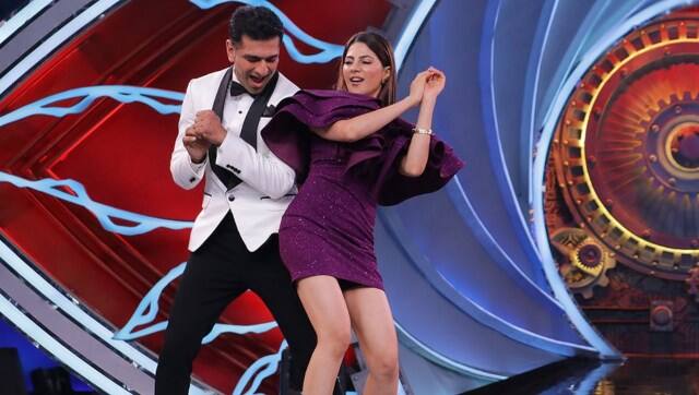 Eijaz Khan and Nikki Tamboli dance on the opening episode of Bigg Boss 14 | Image from Twitter