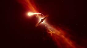 ESO telescopes capture the stunning moment a black hole devoured, ripped apart a star