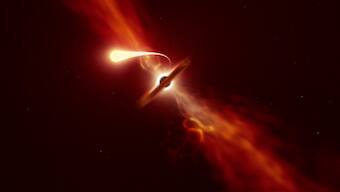 ESO telescopes capture the stunning moment a black hole devoured, ripped apart a star