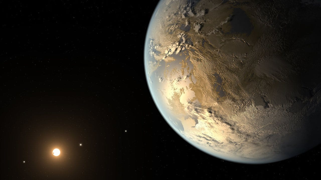Artist’s depiction of the first validated Earth-size planet to orbit a distant star in the habitable zone identified by NASA’s Kepler Space Telescope. Researchers are proposing that future telescopes look for planets that are better for life than Earth. Image Credit: NASA Ames/SETI Institute/JPL-Caltech