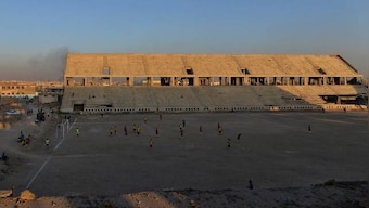 Iraq's 'stadium of horrors' in ruins, but the game goes on for Mosul Sports Club