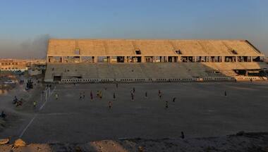 Iraq's 'stadium of horrors' in ruins, but the game goes on for Mosul Sports Club