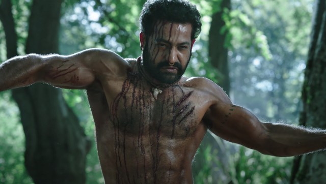 Ram Charan introduces Jr NTR's character Komaram Bheem from SS Rajamouli's RRR Ram Charan introduces Jr NTR's character Komaram Bheem from SS Rajamouli's RRR