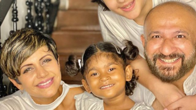 Mandira Bedi introduces 4-year-old adopted daughter Tara via social media post Mandira Bedi introduces 4-year-old adopted daughter Tara via social media post