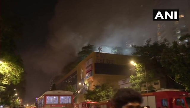 Firefighting continues at mall in Mumbai's Nagpada 12 hours after blaze began; 3,500 residents of adjoining building evacuated Firefighting continues at mall in Mumbai's Nagpada 12 hours after blaze began; 3,500 residents of adjoining building evacuated