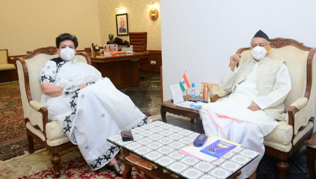 NCW chief meets Maharashtra guv Bhagat Singh Koshyari, says 'love jihad cases' rising NCW chief meets Maharashtra guv Bhagat Singh Koshyari, says 'love jihad cases' rising