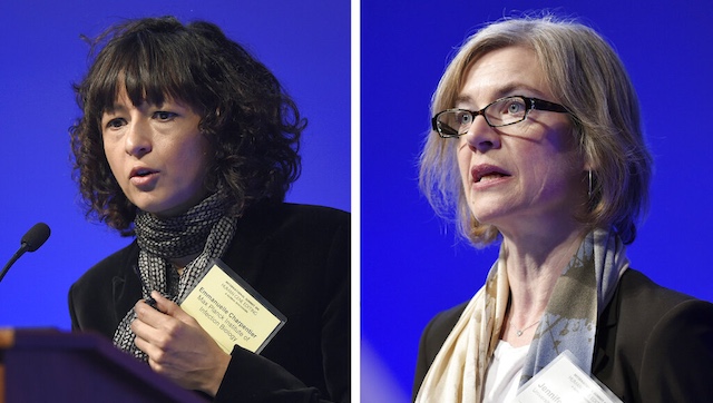 Nobel Prize in chemistry awarded to Emmanuelle Charpentier and Jennifer Doudna for work on CRISPR gene editing Nobel Prize in chemistry awarded to Emmanuelle Charpentier and Jennifer Doudna for work on CRISPR gene editing