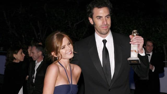 Sacha Baron Cohen and Isla Fisher | Image from Twitter