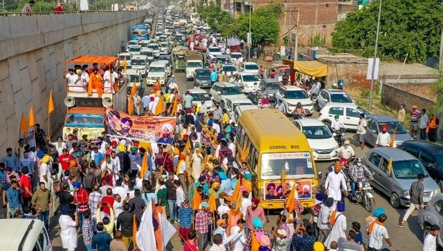 Shiromani Akali Dal leaders take out 'kisan marches' against farm laws in Amritsar, Bathinda, Anandpur Sahib