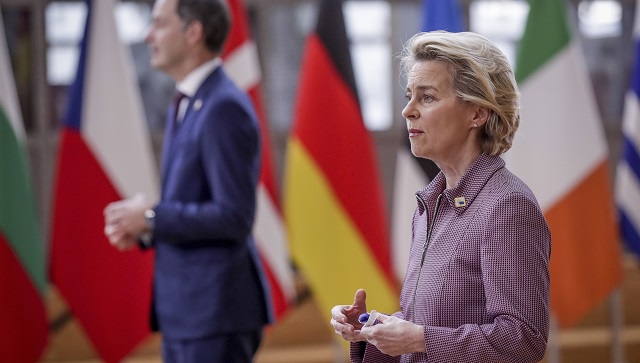 EU chief Ursula von der Leyen self-isolates as member of staff tests positive for COVID-19 EU chief Ursula von der Leyen self-isolates as member of staff tests positive for COVID-19