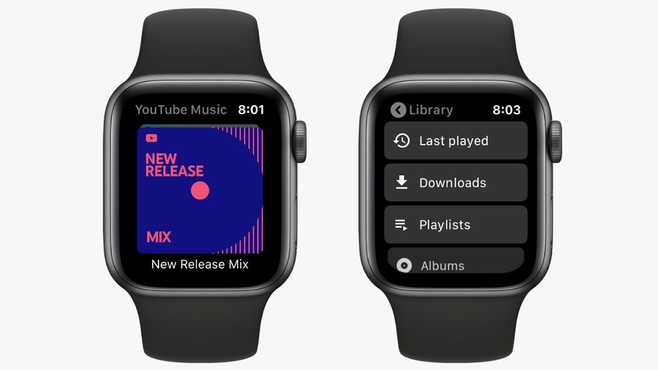 YouTube Music app for Apple Watch