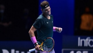 Atp Finals 2020 Rafael Nadal Outclasses Andrey Rublev In Straight Sets Dominic Thiem Beats Stefanos Tsitsipas Sports News Firstpost