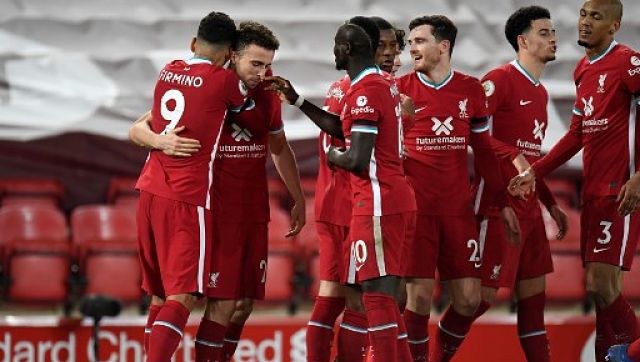 Premier League: Liverpool set new Anfield record with win over Leicester; 10-man Arsenal hold Leeds United Premier League: Liverpool set new Anfield record with win over Leicester; 10-man Arsenal hold Leeds United