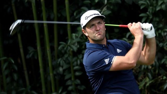 Watch: Golfer Jon Rahm's stunning hole-in-one shot that skims across water Watch: Golfer Jon Rahm's stunning hole-in-one shot that skims across water
