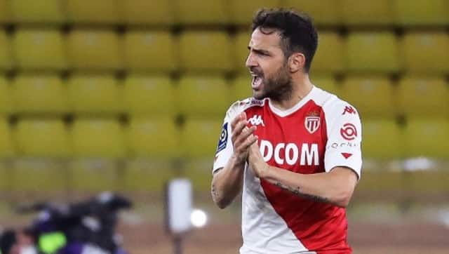 Monaco’s Cesc Fabregas scored a late winner from the penalty spot as they came from two goals down to beat Paris Saint-Germain 3-2. AFP 