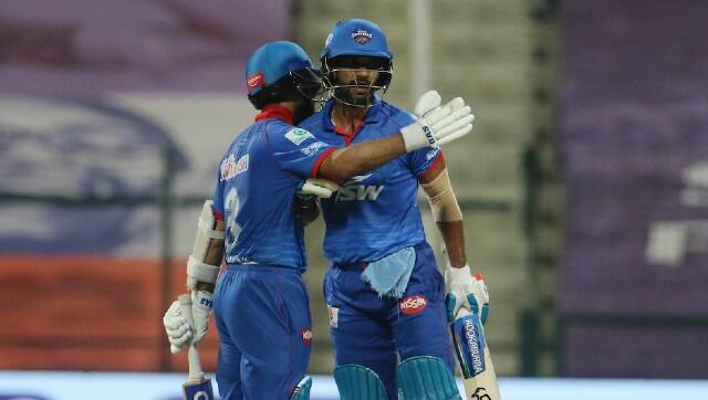 Ajinkya Rahane (60 off 46 balls) top-scored for DC in a crucial match. He forged a solid 88-run stand with Dhawan for the second wicket to ensure that DC comfortably chased 153. Rahane struck five fours and a six during his knock. Sportzpics 