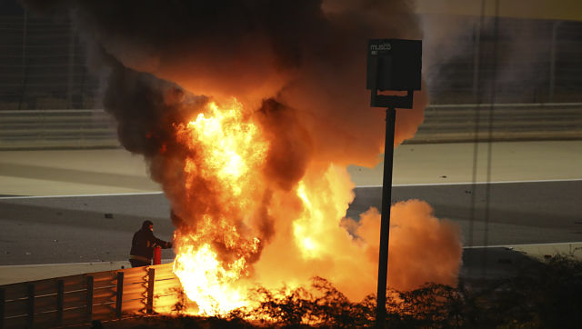 Formula 1 2020: Romain Grosjean praises halo safety device after surviving horror crash during Bahrain GP Formula 1 2020: Romain Grosjean praises halo safety device after surviving horror crash during Bahrain GP