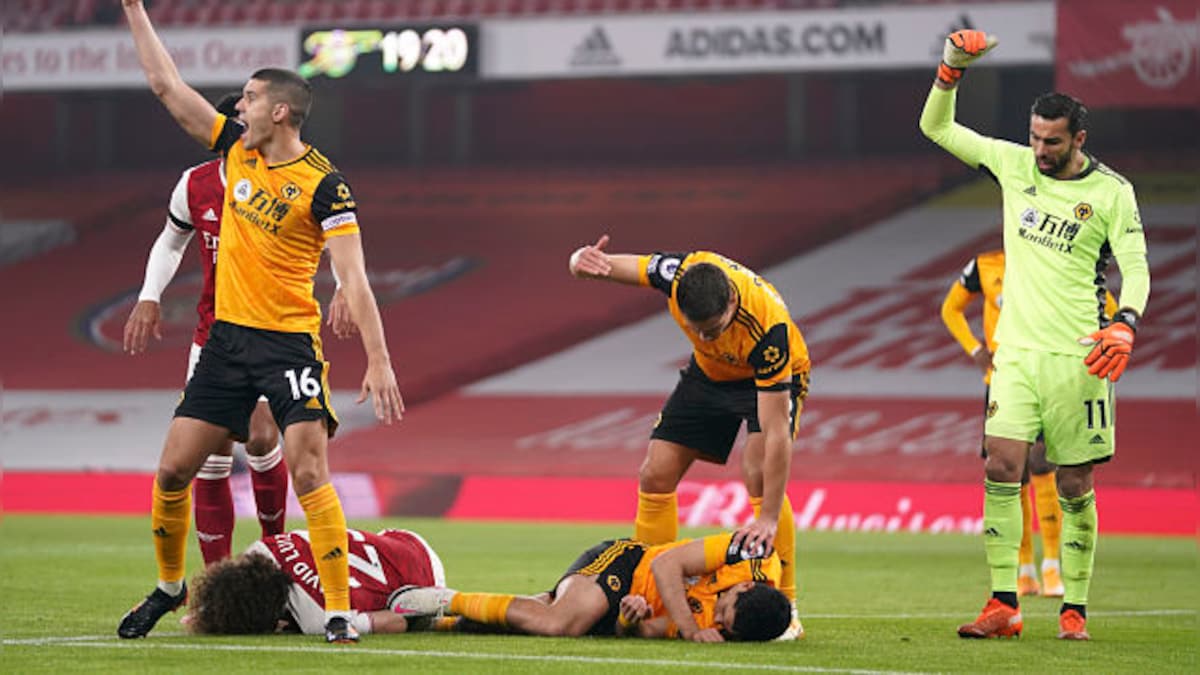 Premier League: Wolves' Raul Jimenez 'conscious, responding to treatment' after clash of heads with David Luiz