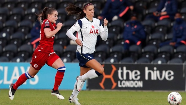 Women's Super League: Alex Morgan 'pretty happy' after making Tottenham debut in draw against Reading