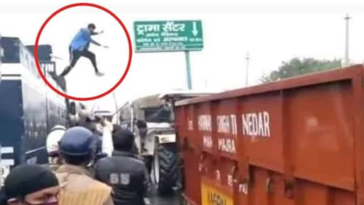 Ambala youth who climbed atop police van to close water cannon charged with attempt to murder, rioting