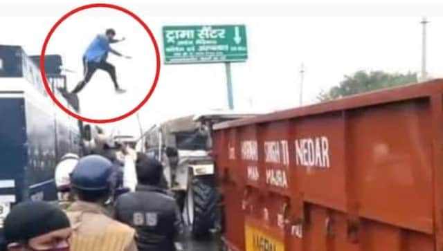 Ambala youth who climbed atop police van to close water cannon charged with attempt to murder, rioting