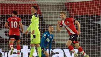 Premier League: Southampton go top of table with victory over Newcastle United; Burnley, Brighton play out goalless draw