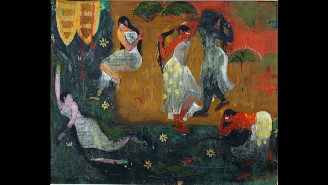 Bathers; watercolour on paper, circa 1950