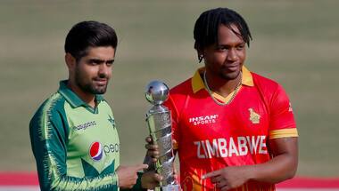 Match Highlights, Pakistan vs Zimbabwe, 3rd T20I at Rawalpindi: Hosts chase down visitor's total in 15 overs to complete whitewash