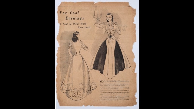 A fashion sketch for Eve's Weekly (1953). All images courtesy of Prinseps.