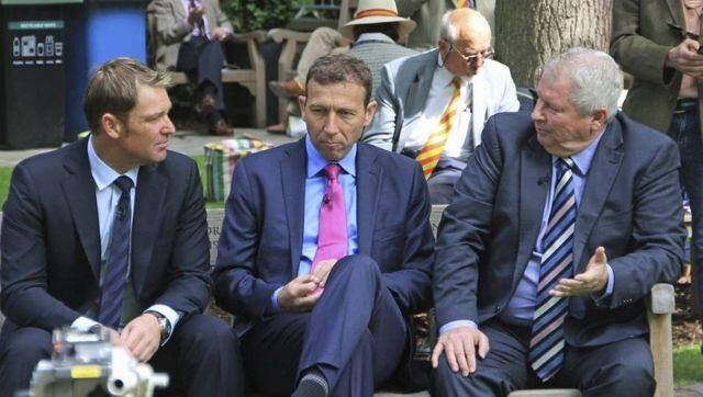 Shane Warne, Michael Atherton and Ian Smith. Facebook/HomeOfCricket