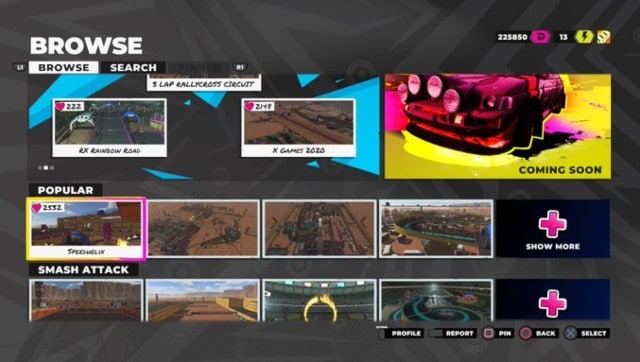 Along with the ability to create custom tracks of your own, you can also try out some meticulously crafted tracks made by people with way too much time on their hands. Screen grab from DIRT 5