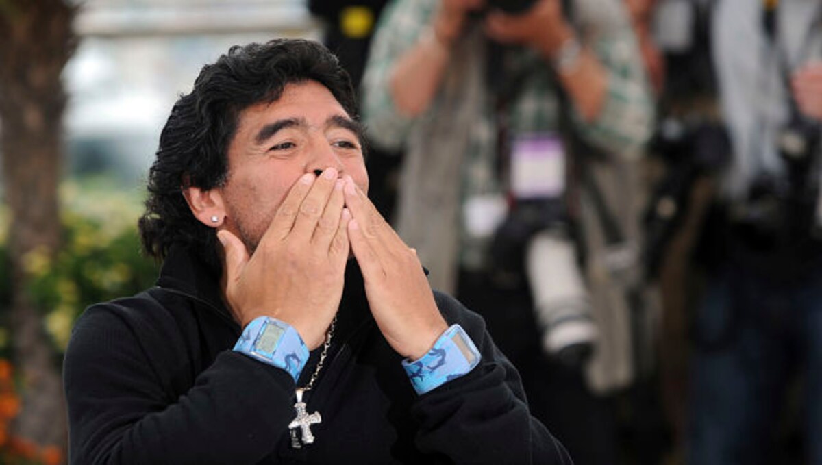 Diego Maradona's Daughter Claims Father's Hand Of God Argentina