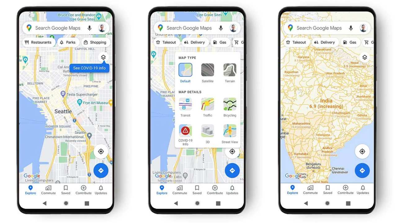 Google Maps Gets Covid 19 Features Updates Users To Receive Live Crowdedness Info Globally Technology News Firstpost