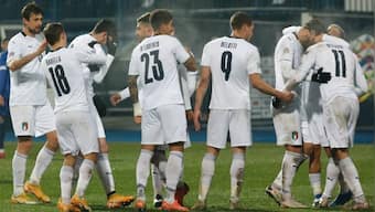 Three years on from failing to qualify for World Cup, Italy's national team smiling again under Roberto Mancini