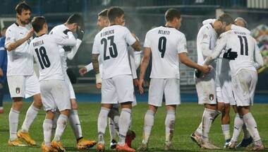 Three years on from failing to qualify for World Cup, Italy's national team smiling again under Roberto Mancini