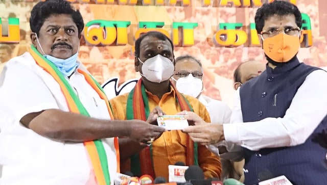 Expelled DMK leader KP Ramalingam joins BJP, says will try to bring MK Alagiri to saffron party