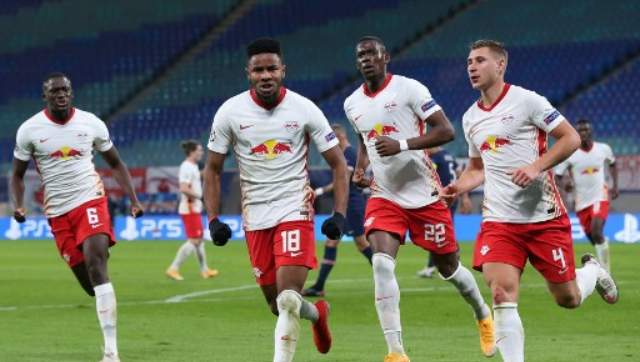 Christopher Nkunku levelled before half-time for Leipzig and Forsberg converted from the spot in the 57th minute before the visitors had both Idrissa Gueye and Presnel Kimpembe sent off. AFP