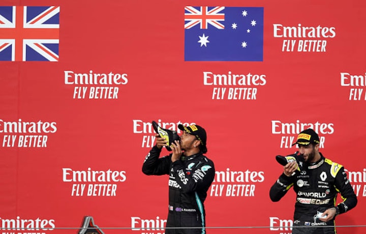 Formula 1 2020: Lewis Hamilton wins in Imola to hand Mercedes record seventh straight constructors' title