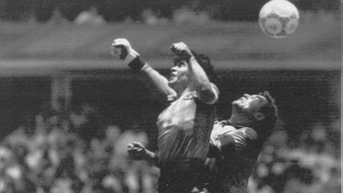 Diego Maradona's legend was shaped by his Hand of God goal against England in 1986