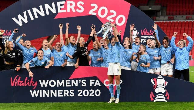 Women's FA Cup: Manchester City beat Everton in extra time to claim ...