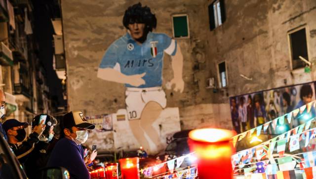 For Napoli fans and residents of Naples, Diego Maradona's legend will always live on For Napoli fans and residents of Naples, Diego Maradona's legend will always live on