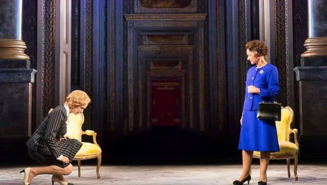 Haydn Gwynne as Thatcher and Helen Mirren as Queen Elizabeth II | Image from Facebook