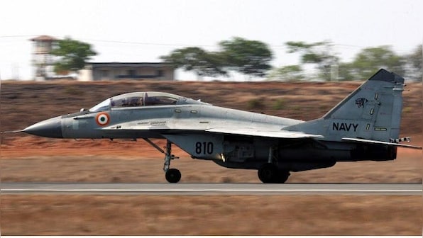 Indian Navy MiG-29K trainer jet crashes into Arabian Sea; one pilot rescued, search on for another