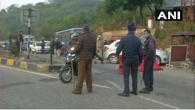 Four terrorists killed in encounter in Nagrota; security forces shut Jammu-Srinagar National Highway Four terrorists killed in encounter in Nagrota; security forces shut Jammu-Srinagar National Highway